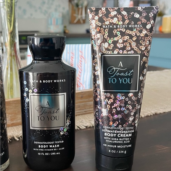 Bath & Body Works Other - Bath & Body Works -A Toast to You Body Wash & Body Cream Set -